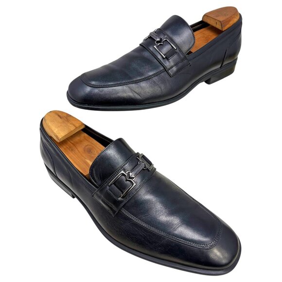 Bruno Magli Fermo Black Nappa‎ Leather Horsebit Loafers main image 11